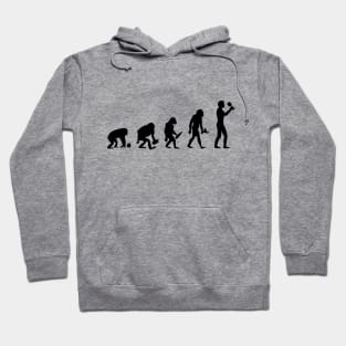 Human Evolution Wine Hoodie